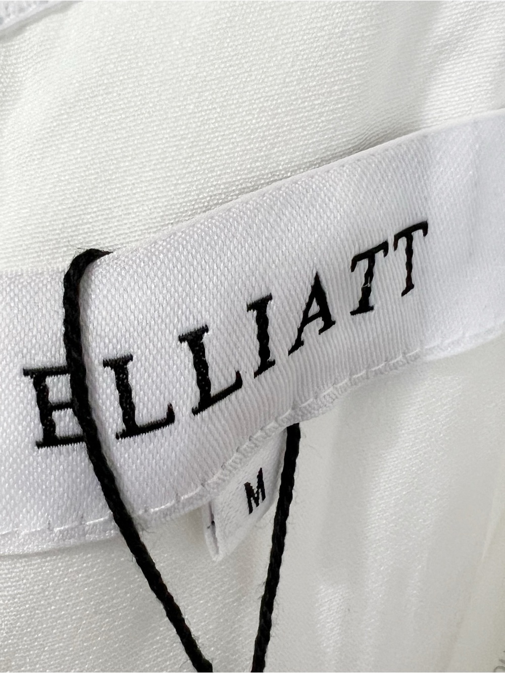 ELLIATT Lola Embellished Strapless Gown White Maxi Formal Size M NWT - Picture 13 of 14